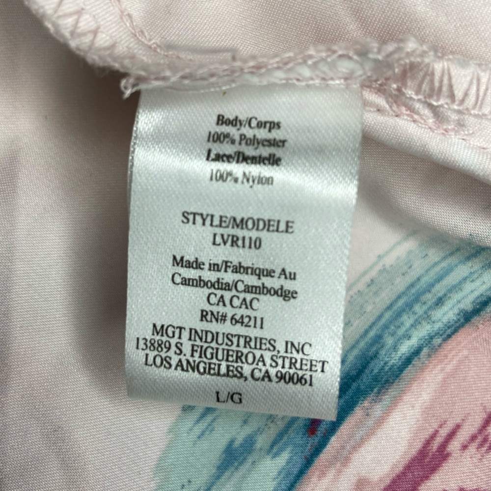 In Bloom Chelsea Floral Chemise L Pre Owned - Picture 3 of 5
